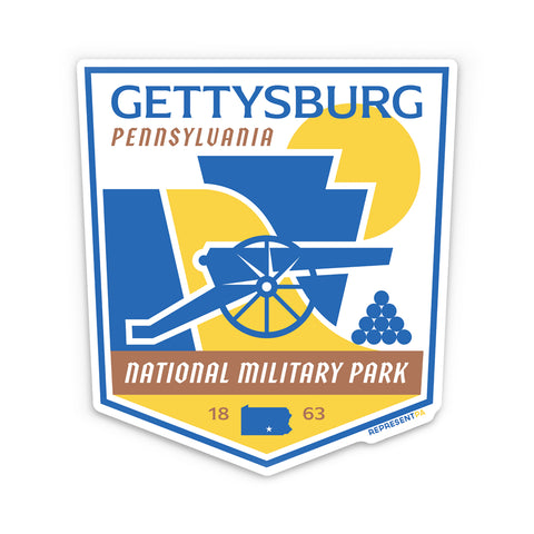 RepresentPA Pennsylvania Sticker | Gettysburg National Military Park