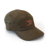 The Hemlock: Symbol of Pennsylvania Hat | Leather Patch Five Panel Camper Hat