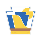 RepresentPA Pennsylvania Symbol Sticker Keystone