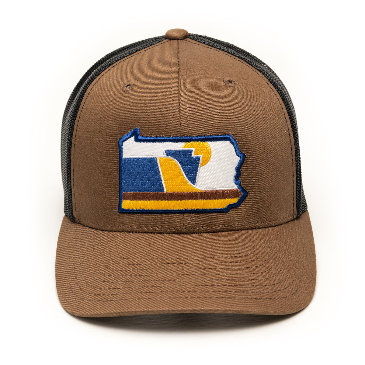 Pennsylvania Flag Patch Trucker Hat, Navy