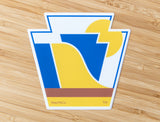 RepresentPA Pennsylvania Symbol Sticker Keystone