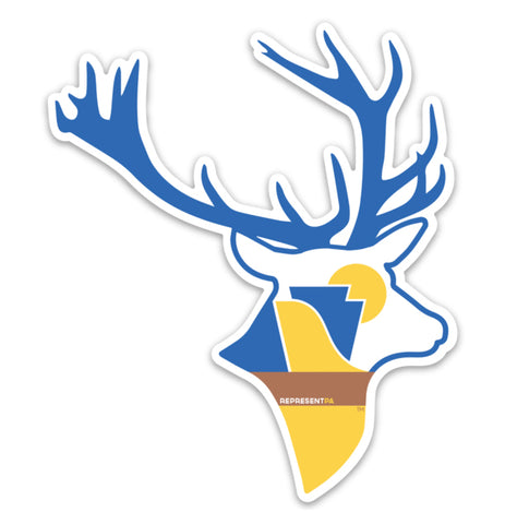 RepresentPA Pennsylvania Symbol Sticker Elk