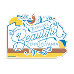 RepresentPA Pennsylvania Sticker | "Explore Beautiful Pennsylvania"