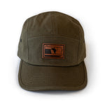 The Hemlock: Symbol of Pennsylvania Hat | Leather Patch Five Panel Camper Hat