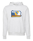 RepresentPA Symbol of Pennsylvania Patch Hoodie Sweatshirt | Heather Grey