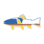 RepresentPA Pennsylvania Symbol Sticker Trout Fish